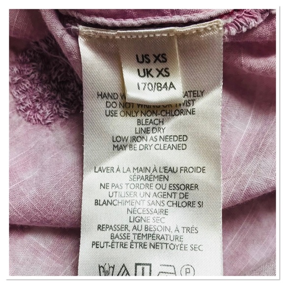 Anthropologie Pilcro And The Letterpress Whitney Trapeze Top Embroidered Size XS - Picture 6 of 6